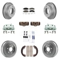 thumbnail image 1 of Transit Auto Front Rear Disc Brake Caliper Coated Rotors Drums Ceramic Pads Shoes Wheel Cylinders and Hardware Kit (11Pc) for Car 2011 Chevrolet Silverado 1500 Hybrid with 7000 Lb GVW KCG-100372C, 1 of 2