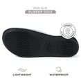 thumbnail image 3 of Roxoni Womens Soft Open Toe Slide Slippers, Indoor Outdoor Rubber Sole, 3 of 5