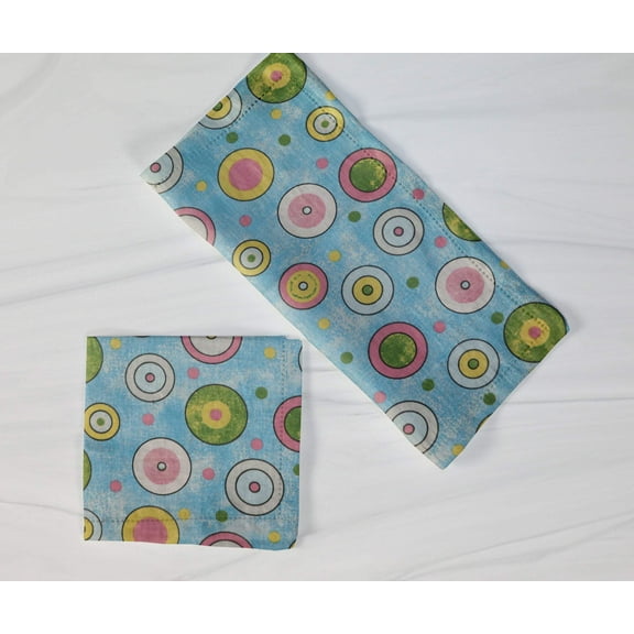 Cotton Circles and Dots Napkins 18"X18"