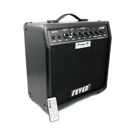 Fever 30 Watts Guitar Combo Amplifier with USB and SD Audio Interface with Remote