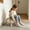 Beige, variant on Rolling Low Foot Stool With Universal Wheels, Household Multi-Purpose Short Shoe Changing Bench, Mobile Lazy Floor Seat For Home Daily Use
