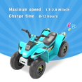 thumbnail image 2 of Hoverheart Blue 6 V ATV Quad Motorisé, 2 of 2