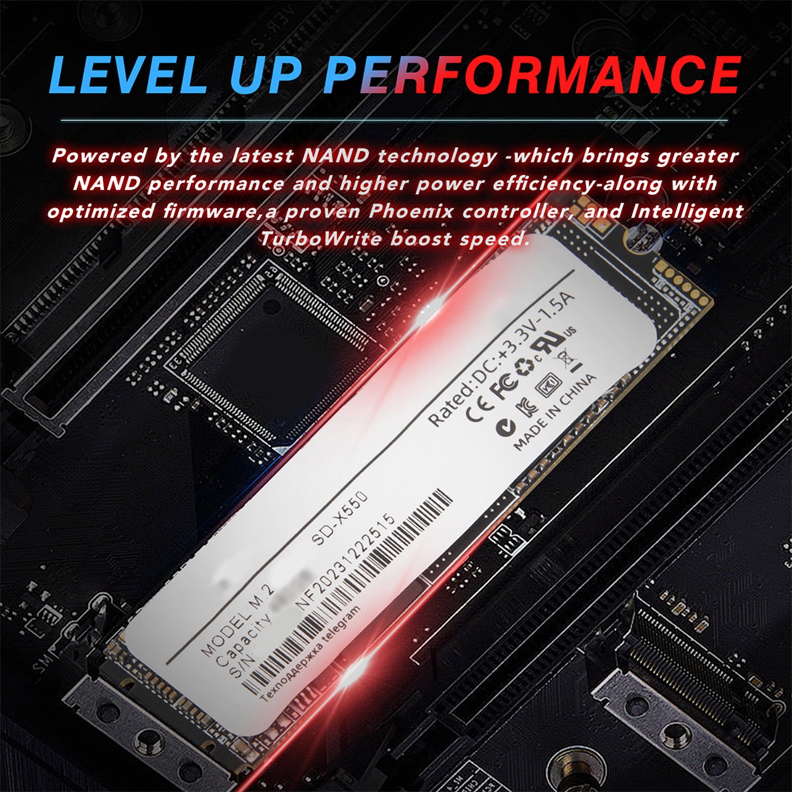 Tb Portable SSD High Speed Read Write Upgrade NGFF M.2 SSD For Laptop Notebook
