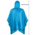 LYTiang 1 Pack Rain Ponchos For Adults Reusable Raincoats Emergency