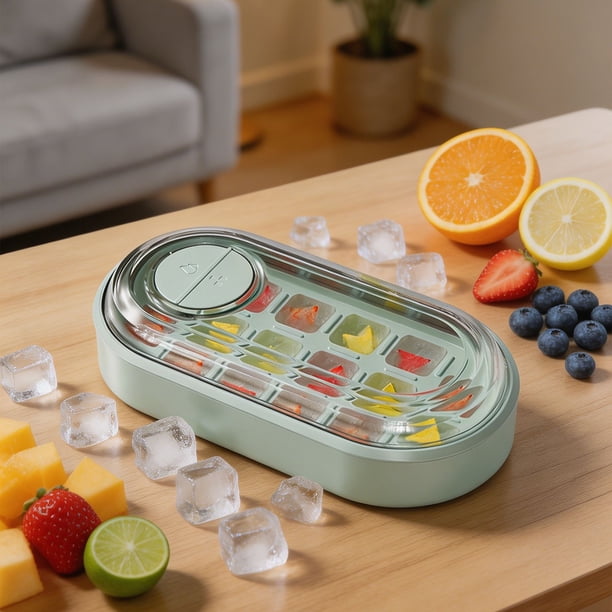 Food Grade Ice TrayPress Type Ice Release Silicone Ice Tray With Stackable DesignReusable Ice Making For Drinks CocktailsWhiskey