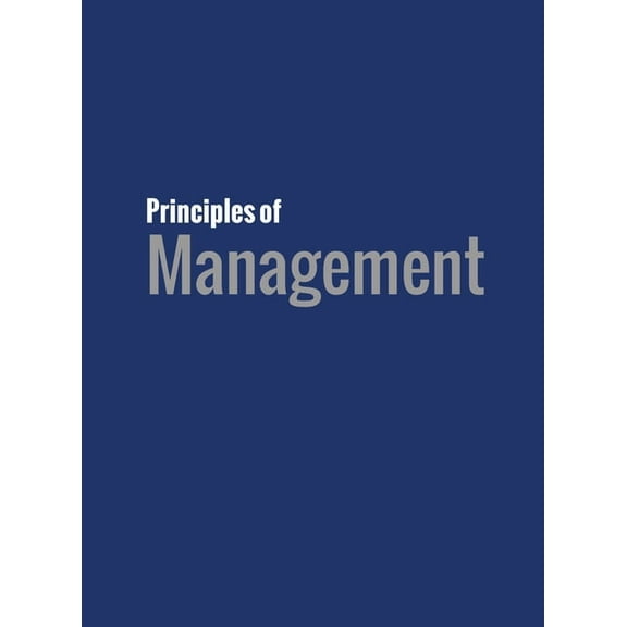 Principles of Management, (Hardcover)