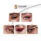 thumbnail image 3 of Lápiz deLíneaador de ojos Duración a prueba de agua Multi-colores de secado rápido de la belleza de la belleza con el cepillo suave Paquete de suministro de maquillaje de la cabeza de 5 Inevent CE001261-01, 3 of 7