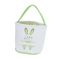 thumbnail image 2 of Encantadora Cesta De Conejito De Pascua, Cubo De Conejo Para Niño Niña Regalo Huella Verde Sunnimix Canasta Conejito De Pascua, 2 of 8
