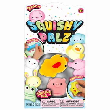 Ja-Ru Squishy Palz 2 Pack Gummy Feel Novelty Toy, Child, Random assortment