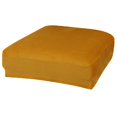 thumbnail image 4 of Fundas de asiento de comedor de terciopelo y poliéster, elásticas y ajustadas. Amarillo, 4 of 9