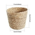 thumbnail image 3 of Flower Pot, Planter Basket With Plastic Liner Woven Storage Basket, Indoor And Outdoor Plant Flowerpot Baskets, Boho Decorative Plant Basket Plant Containers, 3 of 9