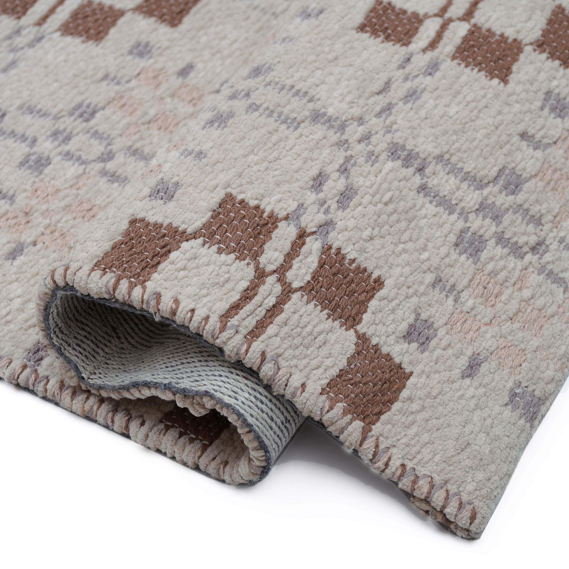 Better Homes & Gardens 30" x 46" Rhys Welsh Check Accent Rug, Beige