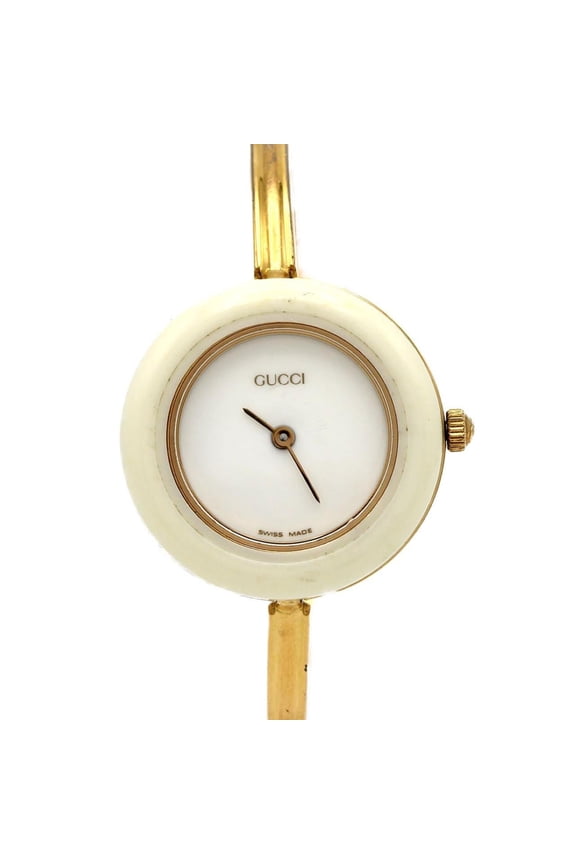 Pre-Owned Gucci Change Ring GP S size 11 12.2 Quartz Watch