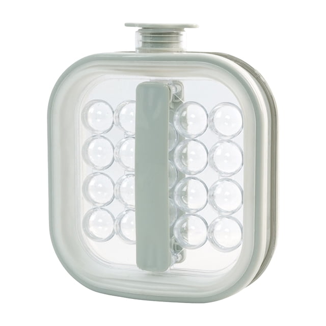 2 In 1 Ice Machine Water Bottle With A Capacity Of 1 Liter. It Features A Leak Proof Silicone Freezer Container. Also Includes A Portable Spherical Ice For Making