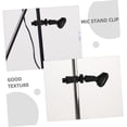 thumbnail image 4 of 2 Clips Giratorios Para Micrófono Abrazadera Plástica Ajustable, Soporte Compatible Micrófonos Inalámbricos Mano, Adecuado Para Transmisiones y Estudios De Grabación, 4 of 5