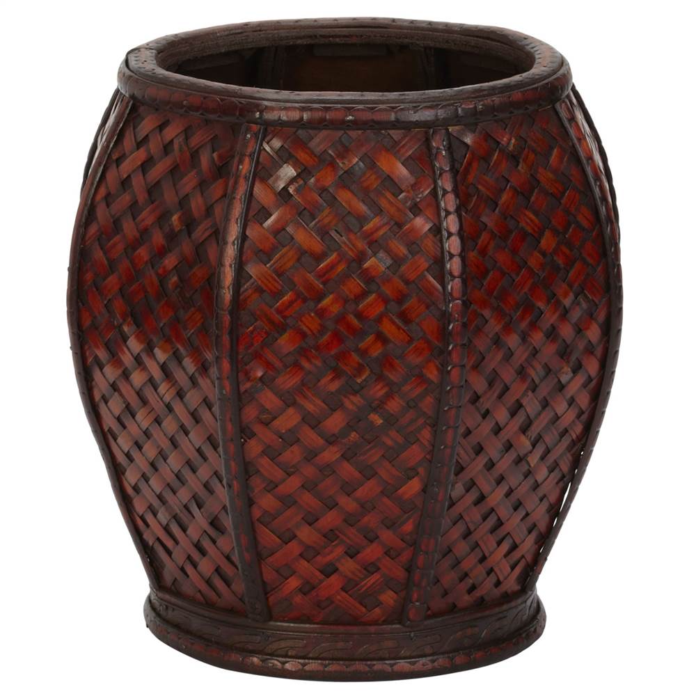 Nearly Natural 2pc Rounded Weave Decorative Planter Set