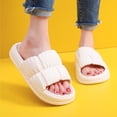 thumbnail image 3 of Deago Pillow Slippers Clouds Slides for Women Men Non-Slip Open Toe Quick Drying Bathroom Shower Slippers for Indoor Outdoor, 3 of 10