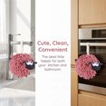 thumbnail image 7 of REGALWOVEN Chenille Hand Towels with Hanging Loop, 1 Pack Funny Bathroom Hand Towel in Sheep Shape, Absorbent Fast Drying Towels Purple 7" x 7", 7 of 7