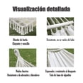 thumbnail image 3 of Hamaca de Balcón Hecha a Mano con Flecos Beige BELUG, 3 of 5