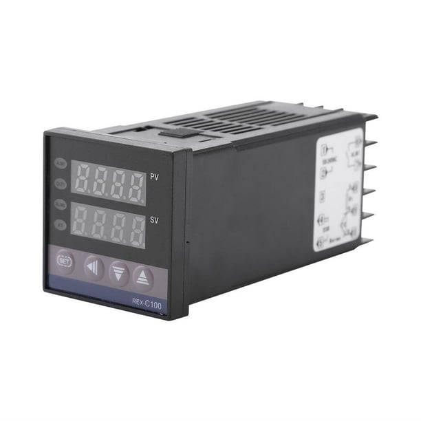 Kits de controlador de temperatura PID LED digital REX-C100 con alarma de 0℃ a 1300℃ CA 110 V-240 V