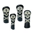 thumbnail image 1 of 4PCS Golf Driver Head Cover Skull .  degree Etiqueta Anti-Scratch Clubs Estuche Estuche Elegante Conductores Headcover Sl, 1 of 9