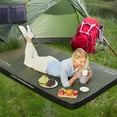 thumbnail image 4 of XIECUVA Self Inflating Sleeping Pad - 4" Ultra-Thick Foam Interior, Insulated Camping Mattress with Pump Sack, Sleeping Mats for Tent, Car, Truck, Van, Home (80"x52"x4"), 4 of 7