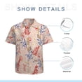 thumbnail image 7 of High Quality Hawaiian Shirts for Men Short Sleeve Aloha Beach Shirt Floral Summer Casual Button Down Shirts Blouses NX9EBD, 7 of 7