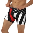 thumbnail image 3 of Salouo Firefighters USA Flag Pattern Men's Boxer Briefs, Soft & Breathable Underwear Elastic Waistband Briefs for Men,1-Pack, 3 of 7