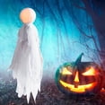 thumbnail image 4 of Cabeza de bruja brillante para Halloween, decoración de fantasma aterrador con las manos libres, utilería de terror para fiesta de jardín, al aire libre, 4 of 4