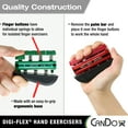 thumbnail image 5 of CanDo 10-0744 Digi-Flex Hand Exerciser, Finger 9.0 lb/Hand 31.0 lb, Black-X-Heavy, 5 of 6