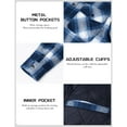 thumbnail image 4 of TACVASEN Men's Flannel Shirt Jacket Cotton Quilted Lined Button Down Plaid Shirt Jacket Winter Warm Heavyweight Coat, 4 of 8