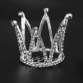 thumbnail image 2 of KAIYANG Pequeña corona de tiara con peine para el cabello, diadema de princesa, mini corona de cumpleaños, tocado para niña de las flores, 2 of 5