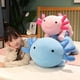 thumbnail image 5 of Giant Colorful Newt Plush Toy Stuffed Cute Axolotl Salamander Fuzzy Long Plush Fish Appeasing Long Pillow Cushion Kids Gift, 5 of 5