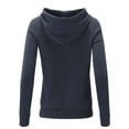 thumbnail image 2 of FashionMille Women's Solid Casual Long sleeve Hoodie with Kangaroo Pocket, 2 of 7