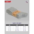 thumbnail image 6 of HUGH UGOLI Mens Cotton Dress Socks | Plain Colors, Regular Fit, Crew, Casual Socks | 3 Pack, Dark Gray, Shoe Size: 6-8, 6 of 7