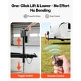 thumbnail image 3 of KFFKFF Electric Trailer Jack, 7500 lbs Capacity, Electric Power Tongue Jack with Waterproof Protective Cover & LED Light for RV.12V DC with Wiring, Black, 3 of 9