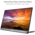 thumbnail image 2 of ASUS ZenScreen 15.6" 1080P Portable Monitor (MB16AC) - Full HD, IPS, Eye Care, Foldable Smart Case, Ultra-slim, Lightweight, USB-C Power Delivery, For Laptop, PC, Phone, Console , Black, 2 of 4