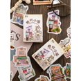 thumbnail image 1 of 30pcs/Pack Boxed Stickers, Travel Themed, Japanese-Style Architecture Pattern, Decorative Stickers For Decorating Scrapbooks, Stationery, Photo Albums, 1 of 5