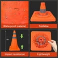 thumbnail image 4 of 28 Inch Traffic Safety Cones with Reflective Collar for Road Safety,Orange, 4 of 4