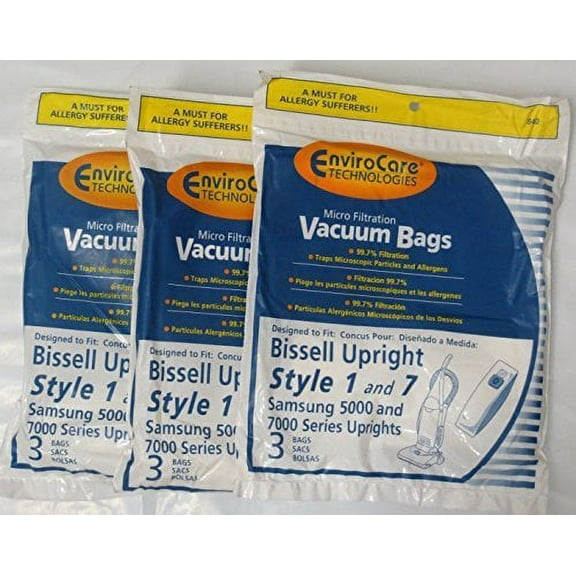 Bissell Style 1 and 7 Upright Vacuum Bags