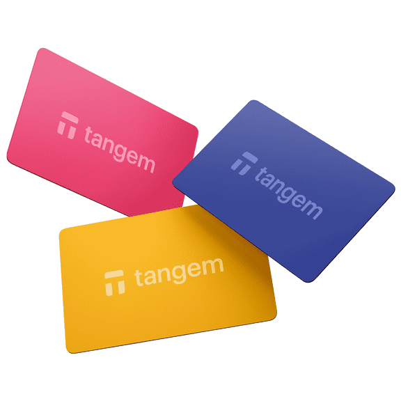 Tangem Wallet Pack of 3 - Secure Crypto Wallet - Trusted Cold Storage for Bitcoin, Ethereum, NFT's & More Coins - 100% Offline Hardware Wallet- Spring Bloom Collection