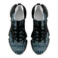thumbnail image 5 of Irregular Dark Blue Paisley Bandana Print Walking Shoes for Men Woman Lightweight Tennis Fashion Elastic Sports Shoes Cushion Basketball Shoes, 5 of 7