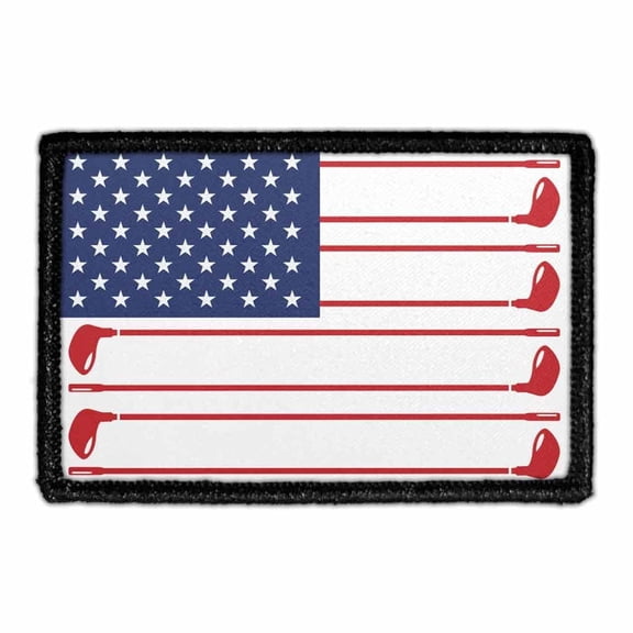 US Flag - Golf Morale - Removable Patch