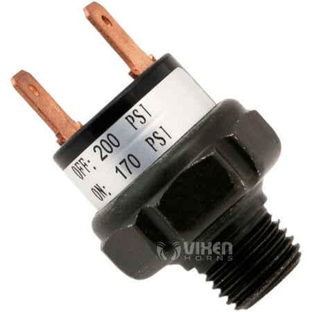 Tank Mount - Vixen Horns 170-200 PSI Air Pressure Switch Tank Mount Type 1/4