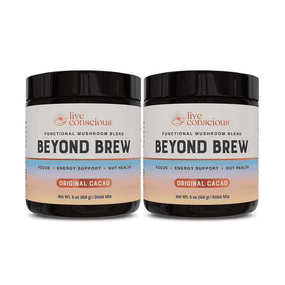 Live Conscious Beyond Brew Mushroom Superfood Coffee Alternative, 30 Servings