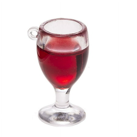 

GANZ USA LLC 2PK Token Charm Red Wine Glass Wine Not