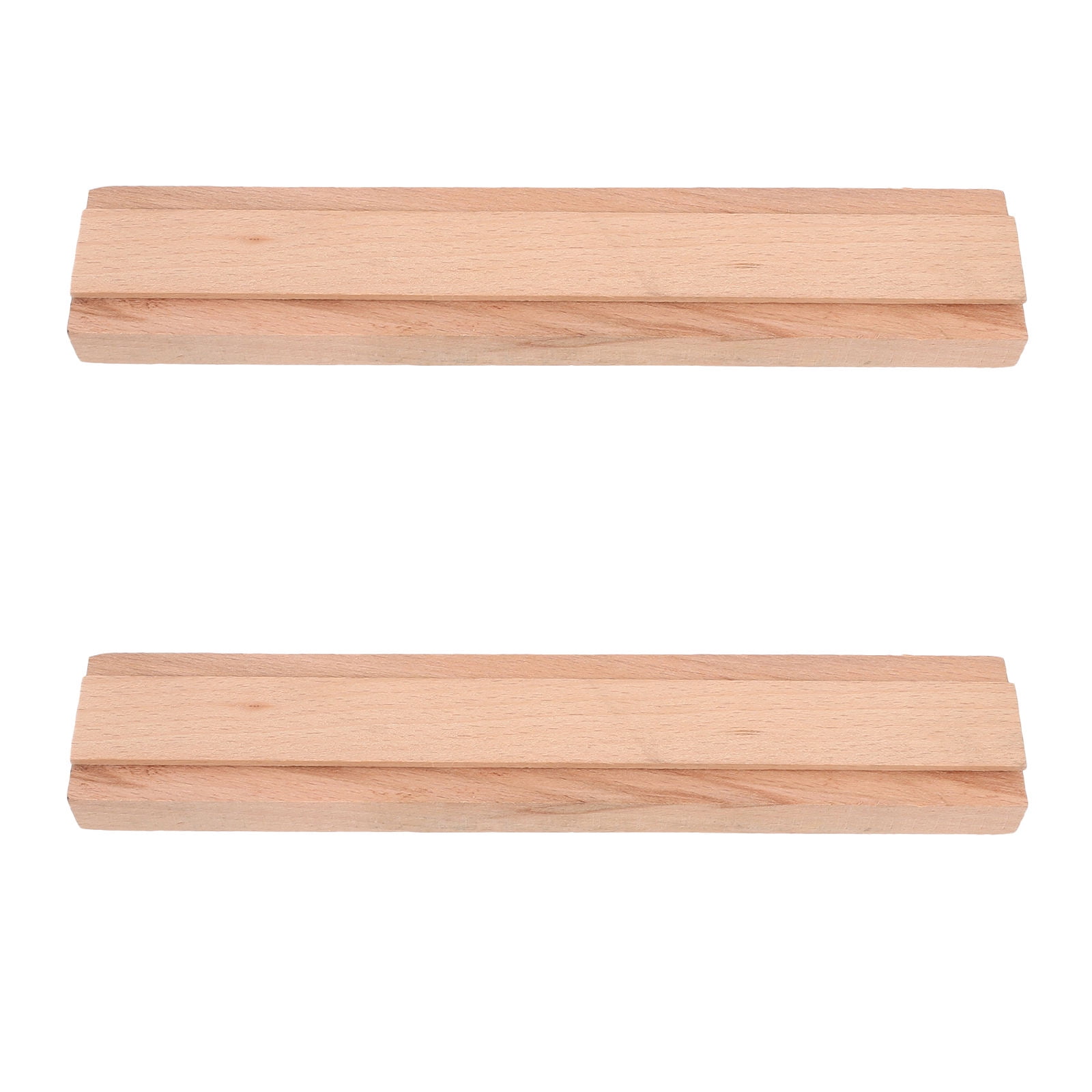 GOOHOCHY 2-Pack Wood Drawer Slides Khaki Center Mount Pull Out Replacement Rails for Dresser Cabinet Furniture Drawers