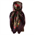 thumbnail image 2 of Jamicy Square Head Scarf for Women Vintage Lightweight Satin Headscarf Square Neck Scarf Head Hair Wraps Handkerchief for Women Girls, 2 of 5