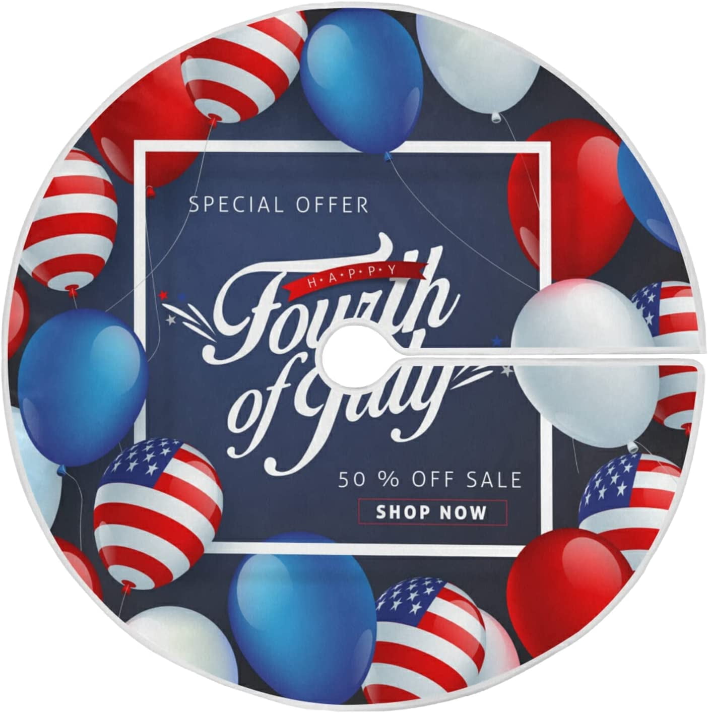American Flag Tree Skirt 