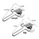 thumbnail image 4 of Máquina Para Hacer Dumplings Y Cortador De Acero Inoxidable Pie Ravioli Empanadas Dumpling Skin Cutter Accesorios De Cocina Guardurnaity HA023221-00, 4 of 7
